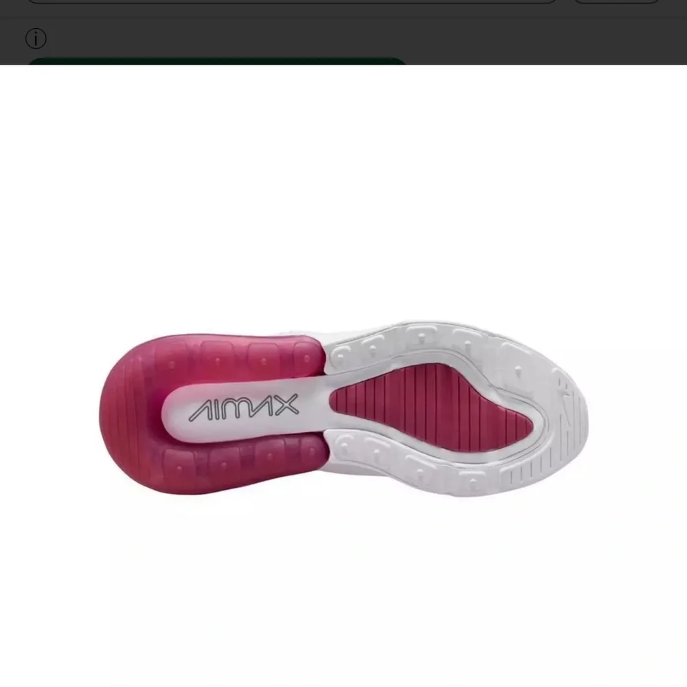 Nike Air Max 270 GS Pink Foam White and Pink Womens Size 8.5 Y7